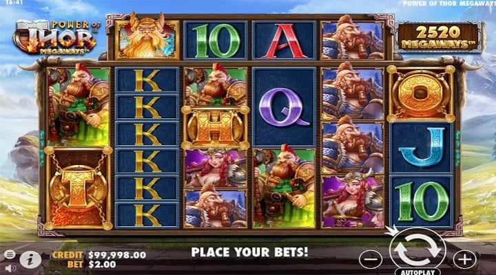 Petir Harta Karun Besar Seru Dari Power of Thor Megaways